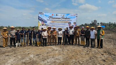 Lapas Pangkalpinang Tanam Padi Gogo Khas Bangka, Wujudkan Kawasan Pangan Terpadu di Tuatunu